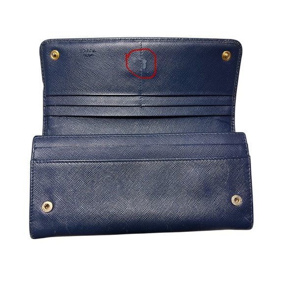 Prada Saffiano Leather Continental Wallet - Picture 4 of 7